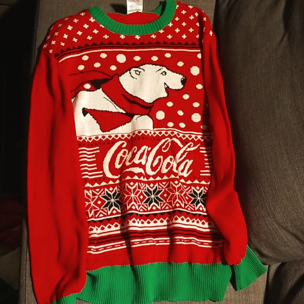 Coca-Cola Bear Christmas Sweater